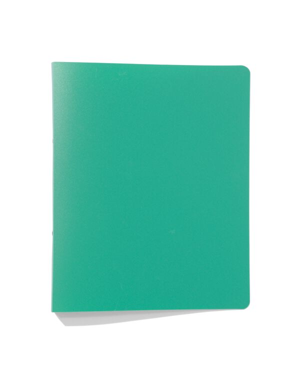 ringbandmap 2-rings A4 flexibel groen - 14594487 - HEMA