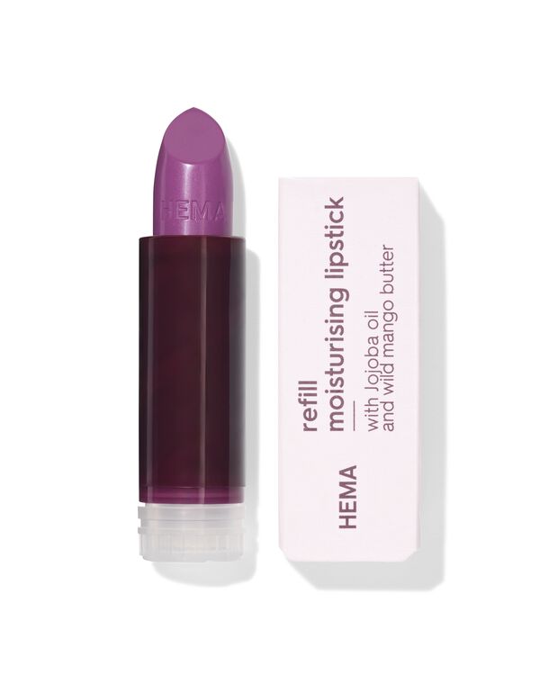 navulling moisturising lipstick 56 perfect plum - creamy - 11230456 - HEMA