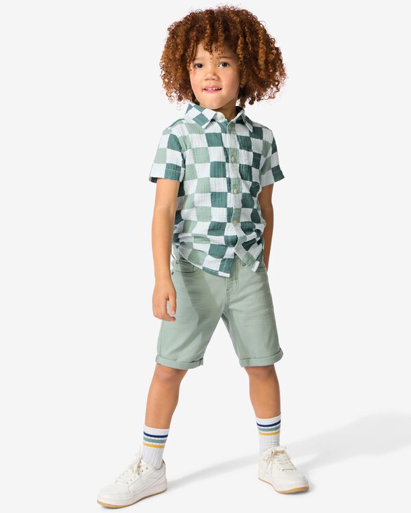 kinder korte broek groen groen - 30793701GREEN - HEMA