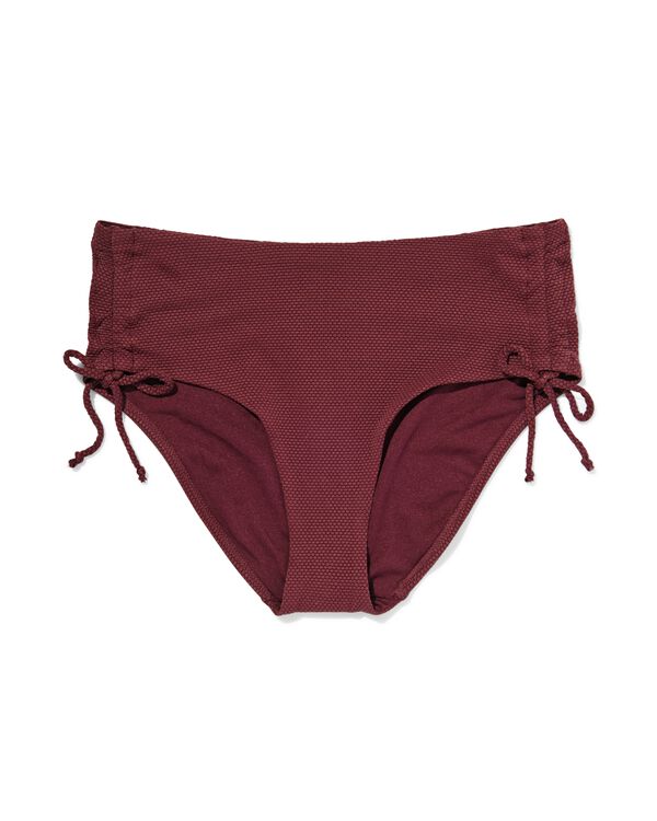 dames bikinibroekje donkerrood donkerrood - 22351670DARKRED - HEMA