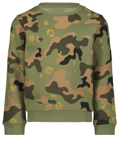 kindersweater legergroen - 1000020835 - HEMA