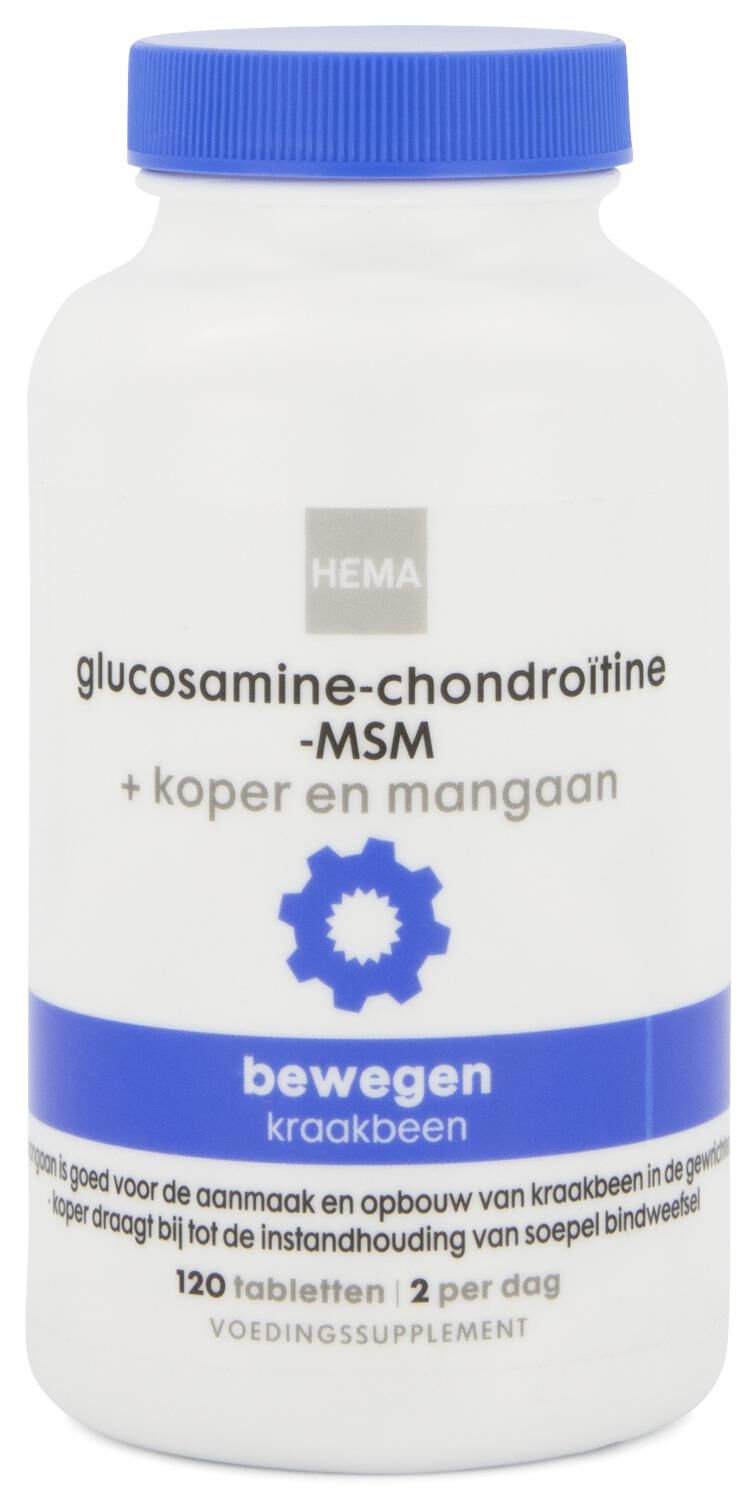 schelp timmerman Inloggegevens HEMA Glucosamine-chondroïtine -MSM + Koper En Mangaan
