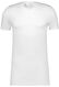 heren t-shirt regular fit v-hals extra lang - 2 stuks wit XL - 34277086 - HEMA