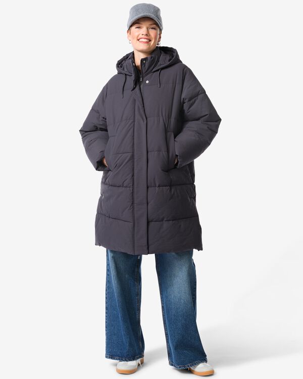 dames pufferjas Jaimy grijs grijs - 36203680GREY - HEMA