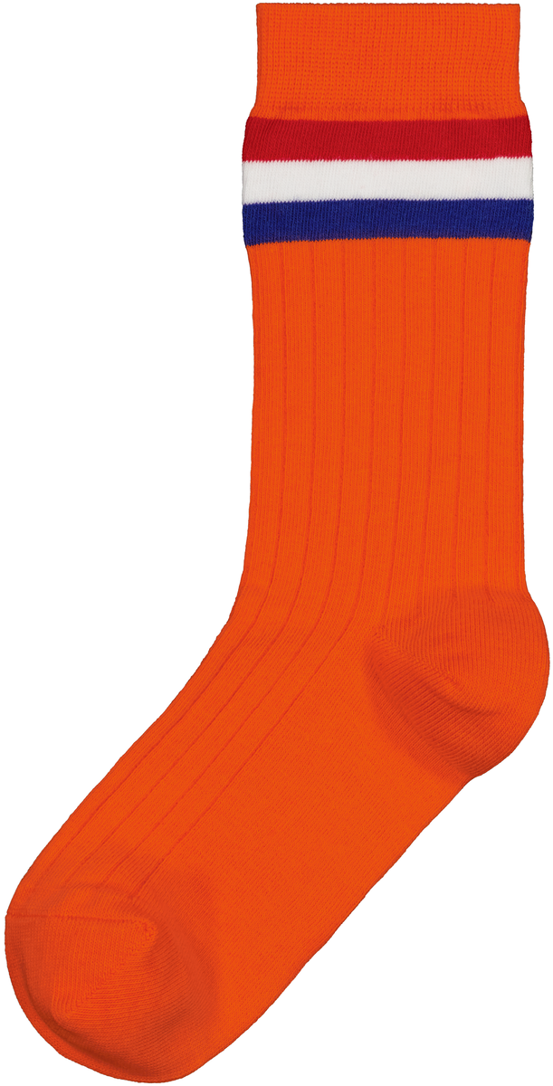 sokken rib WK oranje oranje - 1000029304 - HEMA