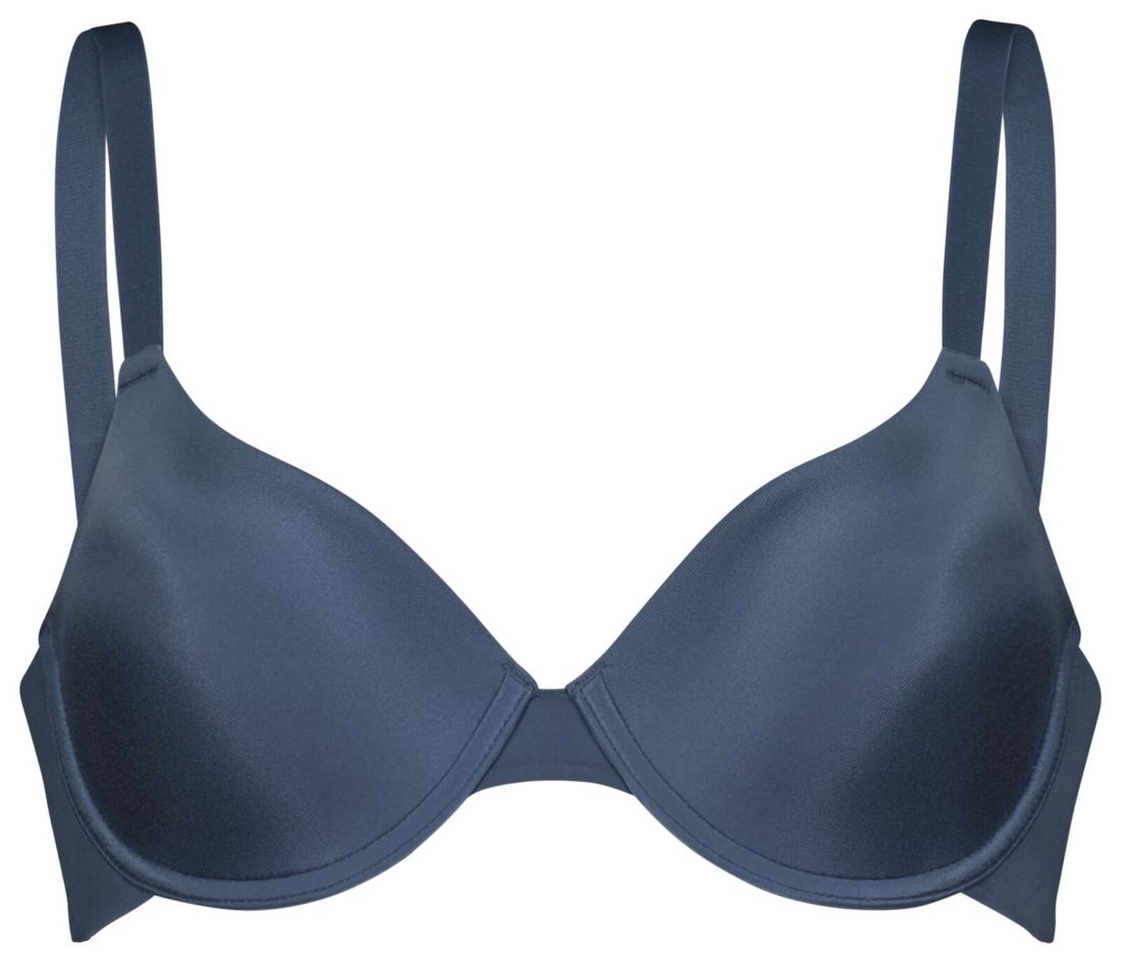 voorgevormde bh met beugel middenblauw - 1000025069 - HEMA