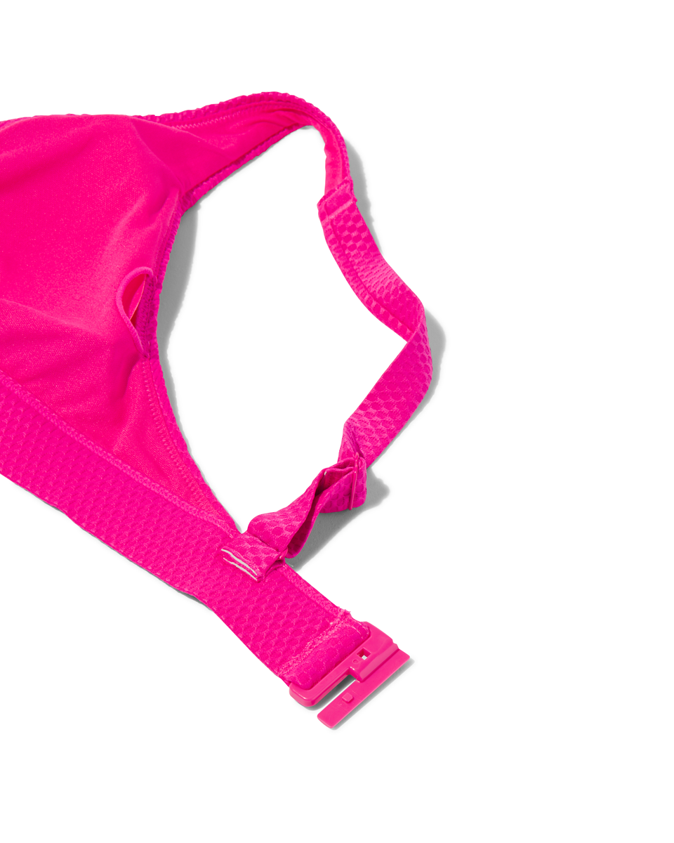 dames triangel bikinitop roze roze - 1000030443 - HEMA