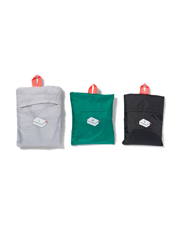 bagage organizers - 3 stuks - 18640044 - HEMA