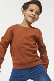 kinder sweater bruin bruin - 1000028341 - HEMA