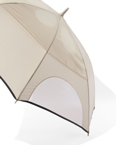 windbestendige paraplu Ø114x89 beige - 16830016 - HEMA