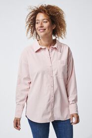 dames blouse corduroy rib roze roze - 1000029253 - HEMA