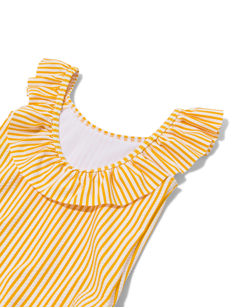 baby badpak strepen geel geel - 1000030689 - HEMA