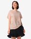 dames t-shirt Alara met bamboe roze - 1000031262 - HEMA