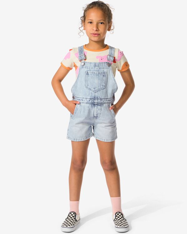 kindertuinbroek strepen lichtblauw lichtblauw - 30893603LIGHTBLUE - HEMA