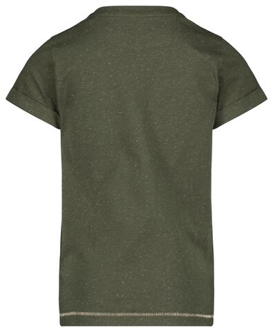 kinder t-shirt legergroen - 1000023057 - HEMA