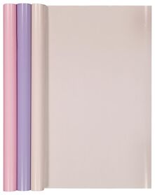 kaftpapier roze/lila 300x50 - 3 stuks - 14590259 - HEMA