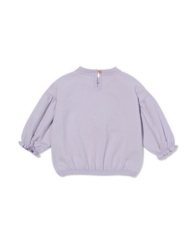 babysweater 'c'est formidable' paars paars - 33083360PURPLE - HEMA