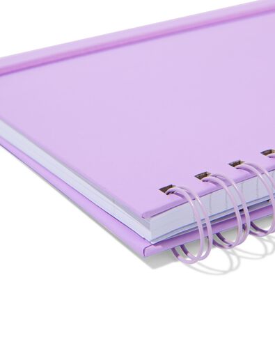 notitieboek A5 gelinieerd lila - 14120126 - HEMA