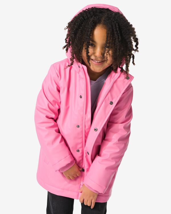 kinderjas met capuchon roze roze - 30888002PINK - HEMA