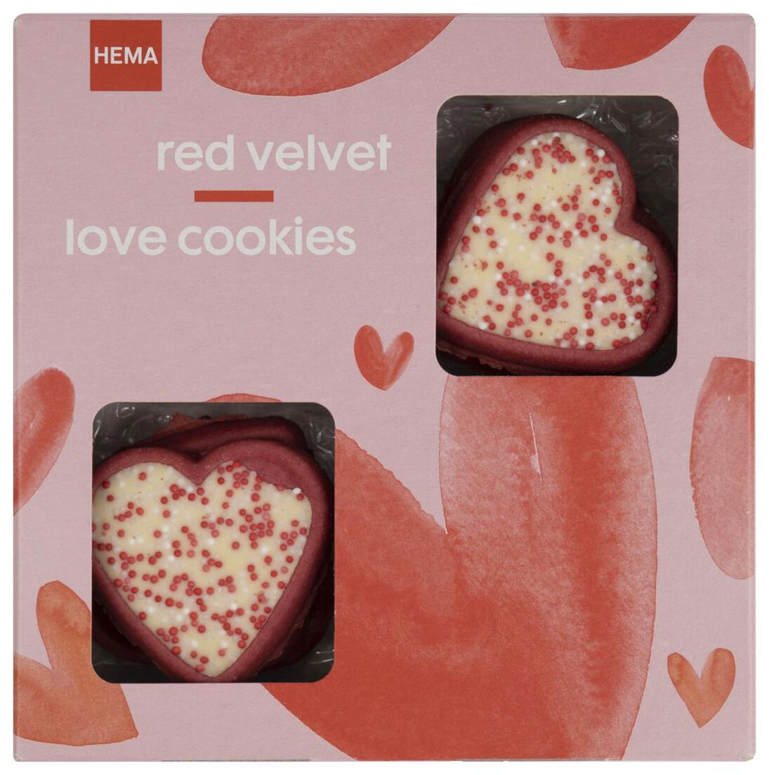 Catastrofaal Ga naar beneden Vroegst red velvet love cookies 155gram - HEMA