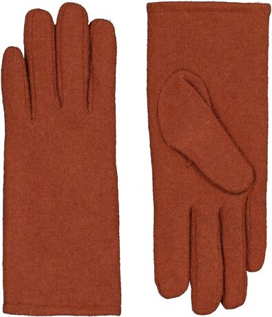 dames handschoenen met wol bruin - 1000025227 - HEMA