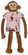 kinderpyjama en poppennachtshirt glamping lichtroze lichtroze - 1000024687 - HEMA