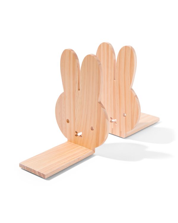 nijntje boekensteunen hout - 2 stuks - 60410078 - HEMA