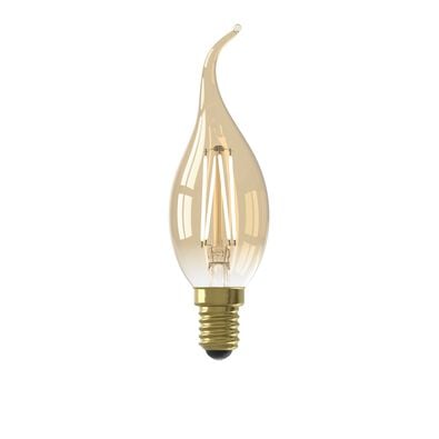 led kaars tip goud E14 3.5W 200lm - 20070053 - HEMA