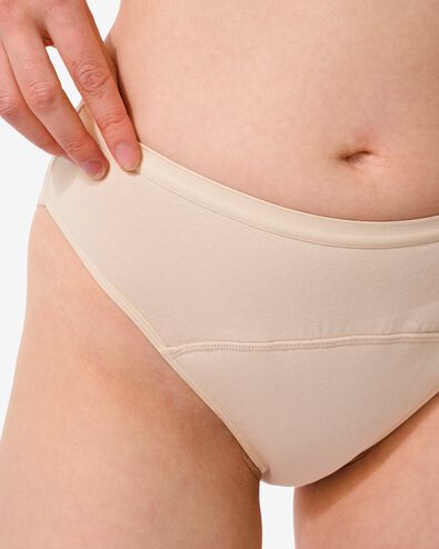 menstruatieslip katoen beige XL - 19681217 - HEMA