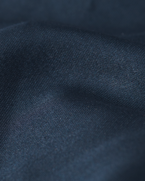 dekbedovertrek - katoensatijn blauw blauw - 1000028033 - HEMA