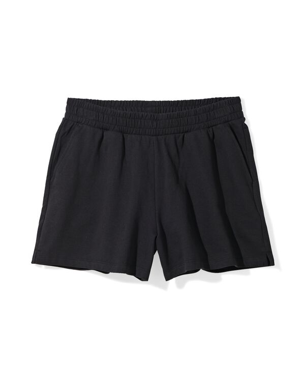 dames sweatshort zwart zwart - 36020146BLACK - HEMA
