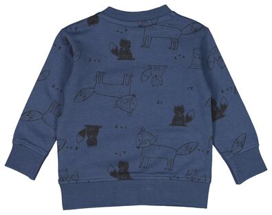babysweater vossen blauw - 1000021399 - HEMA
