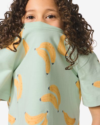 kinder T-shirt bananen groen groen - 30788305GREEN - HEMA