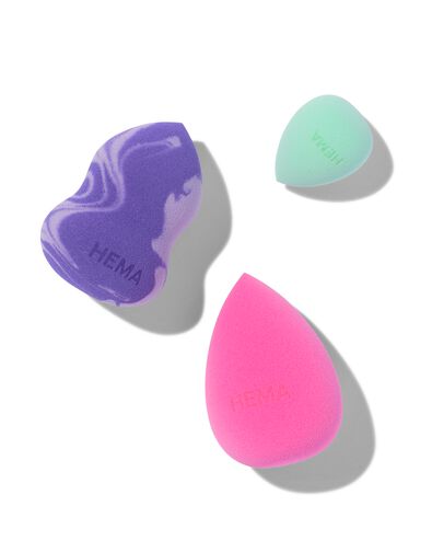 blending spons set - 3 stuks - 11201027 - HEMA