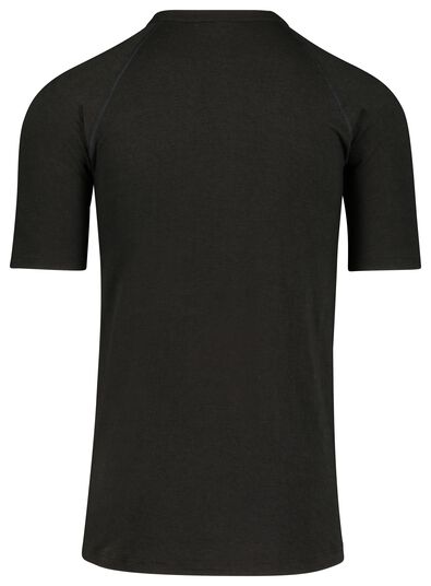 heren thermo t-shirt zwart L - 19120012 - HEMA
