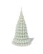 kaars kerstboom 16cm lichtgroen - 25170082 - HEMA