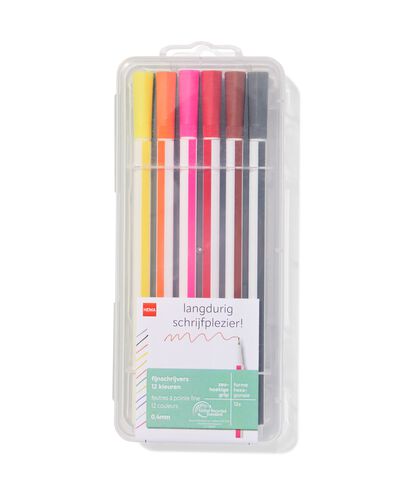 fijnschrijvers - 12 stuks - 14420026 - HEMA