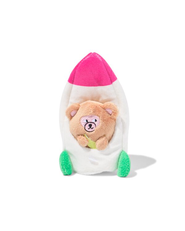 mini knuffel aap 7x12x6cm - 15100395 - HEMA