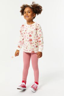 Kinder Legging Biologisch Katoen Roze (roze)