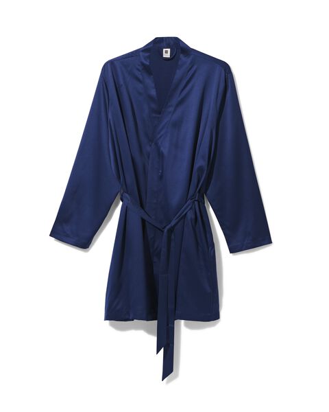 kimono maat L/XL donkerblauw - 5260035 - HEMA