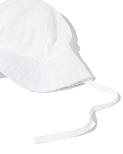 baby zonnehoed borduur gebroken wit gebroken wit - 33250080OFFWHITE - HEMA