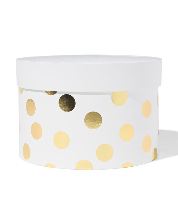 doos Ø22.2x15 rond stippen - 14793363 - HEMA