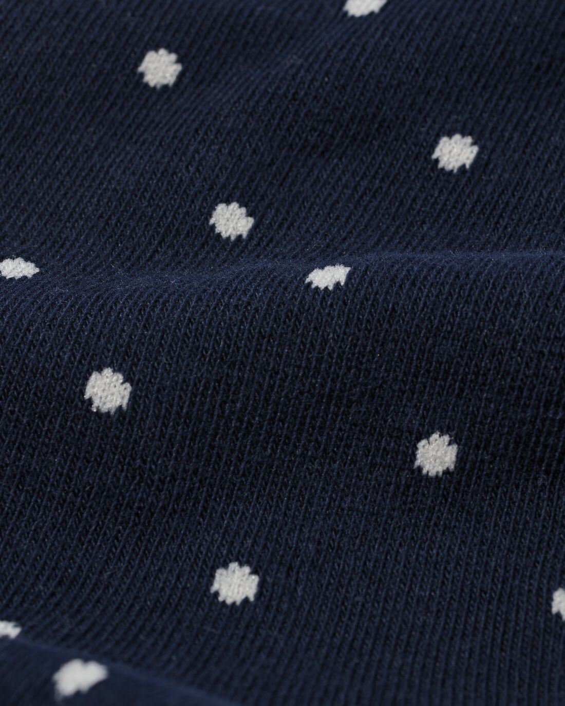 HEMA Heren Sokken Met Katoen Stippen Donkerblauw (donkerblauw)