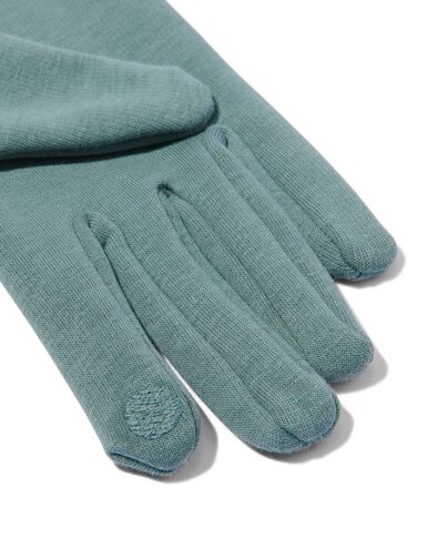 dames touchscreen handschoenen petrol S/M - 16430081 - HEMA