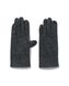 dameshandschoenen wol touchscreen zwart XL - 16460659 - HEMA