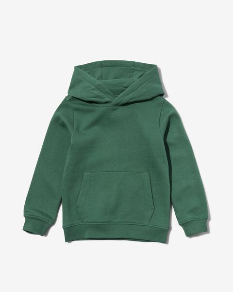 kinder hoodie groen 110/116 - 30756543 - HEMA