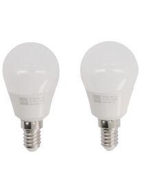 LED lamp 25W - 250 lm - kogel - mat - 2 stuks - 20090034 - HEMA
