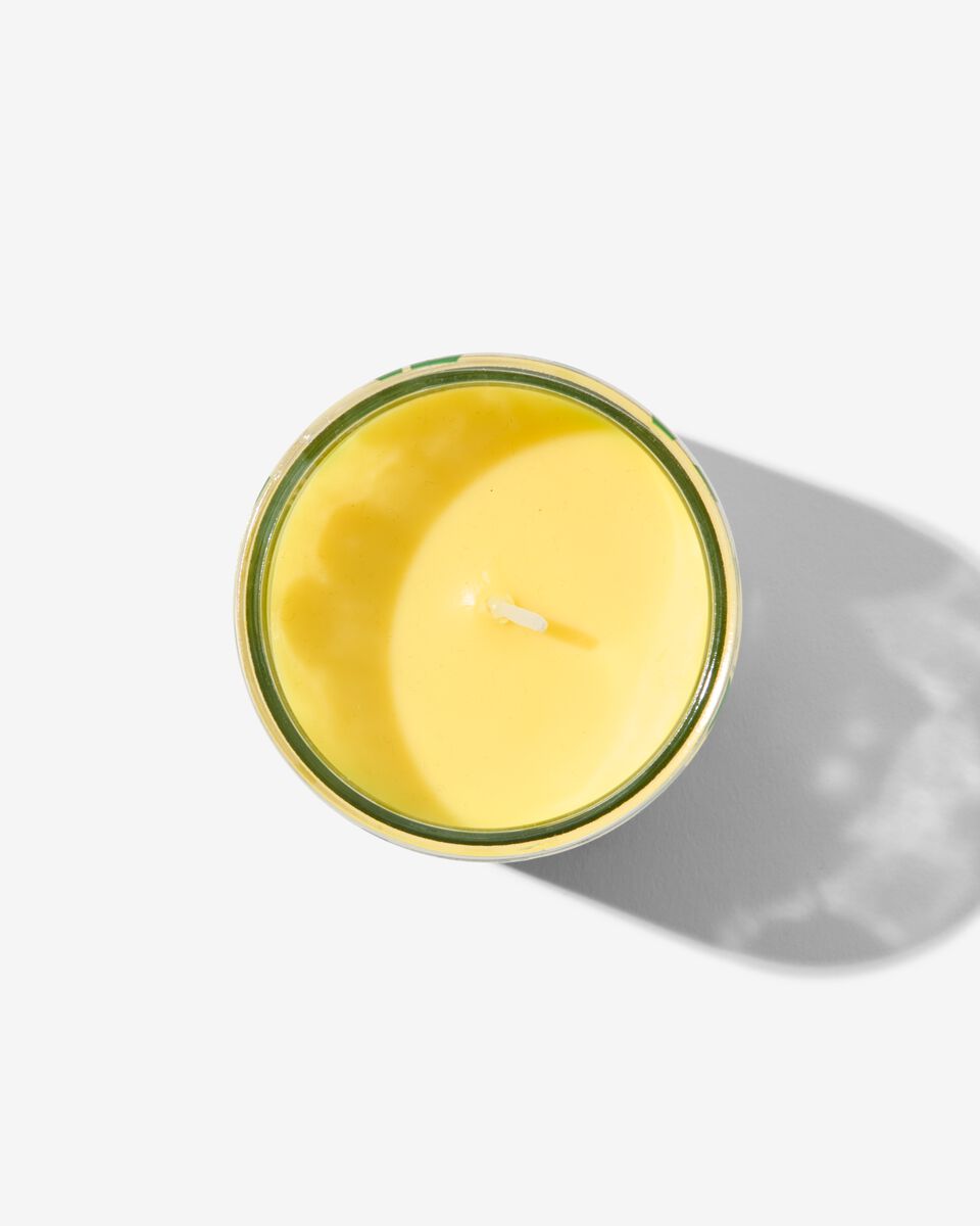 citronella geurkaars in glas met Ø6.5x8 - 13502928 - HEMA