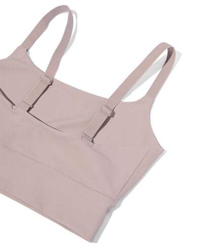 niet voorgevormde top zonder beugel ultimate comfort beige - 21860610BEIGE - HEMA