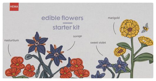 eetbare bloemen kweekset - 41880217 - HEMA